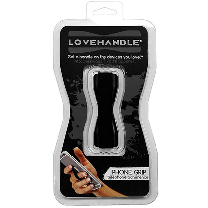 Phone Grip by LoveHandle - A Universal Grip for Most Smartphones and Tablets - Black