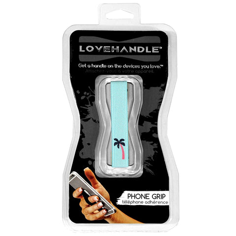 LoveHandle Cell Phone Grip for Most Smartphones and Mini Tablets (Palm Tree)